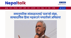 Desktop Screenshot of nepaltalk.com